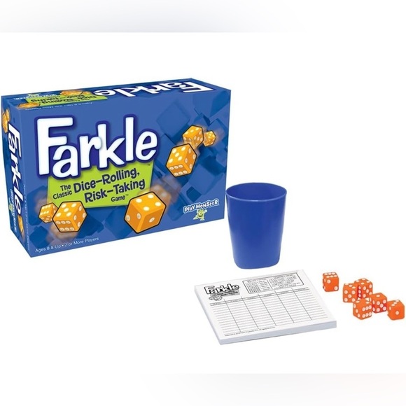Farkle - Family Game Night Fun - Classic Dice-Rolling, Risk-Taking Game NWT - Picture 2 of 3